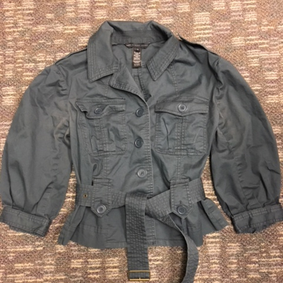 Marc by Marc Jacobs Crop, Belted Jacket - Picture 3 of 7